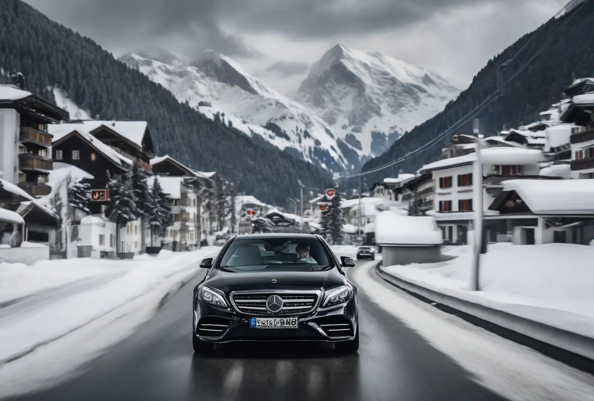 Limousine Service für das WEF in Davos