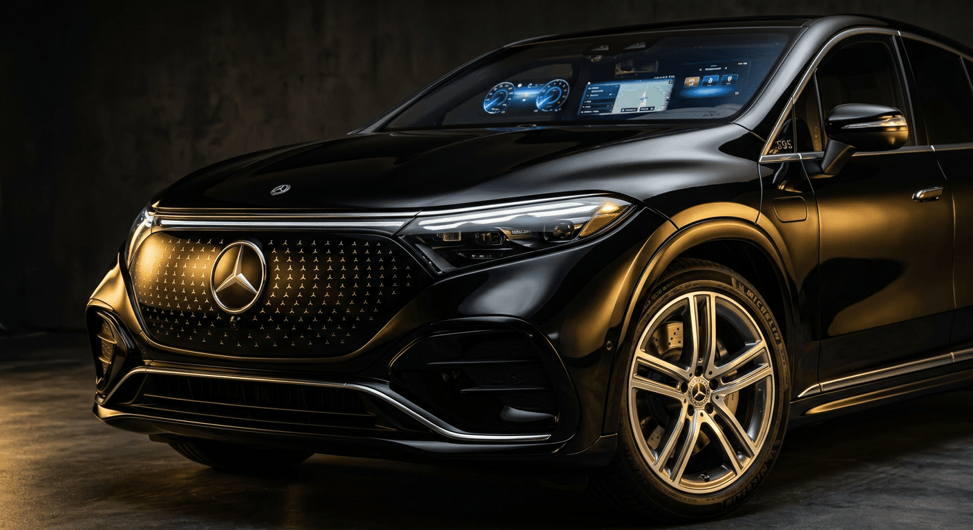 Mercedes EQS SUV — detail