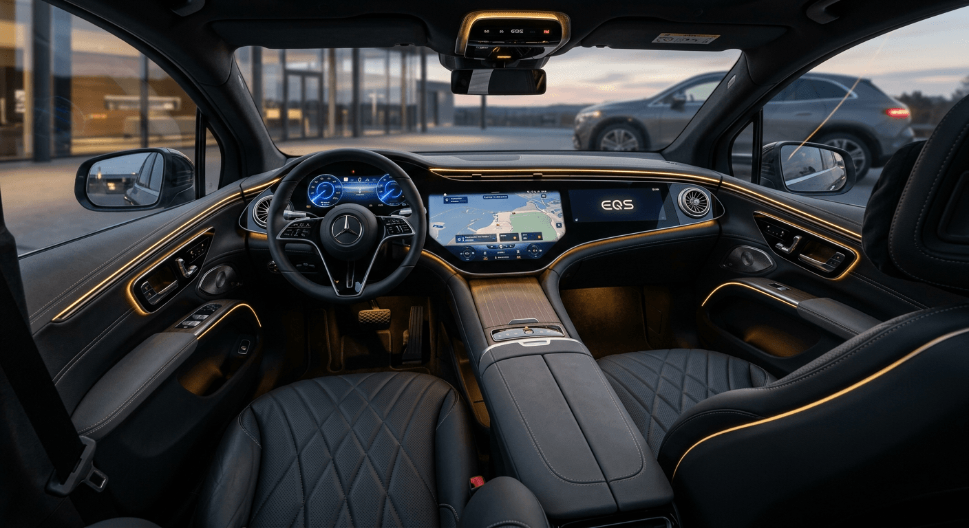 Mercedes EQS SUV — interior