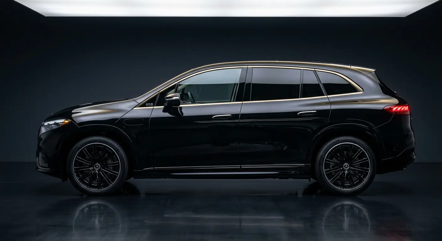 Mercedes EQS SUV — side profile