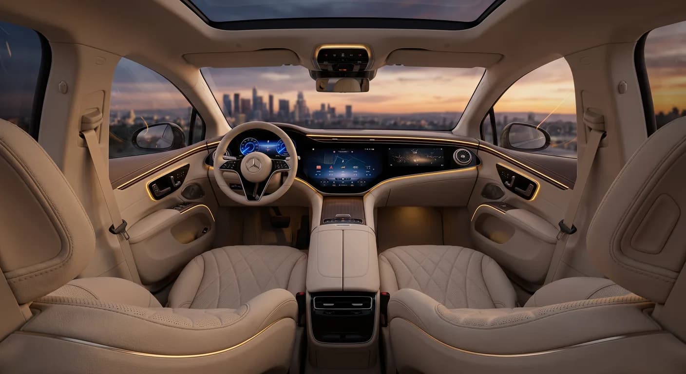 Mercedes EQS — interior