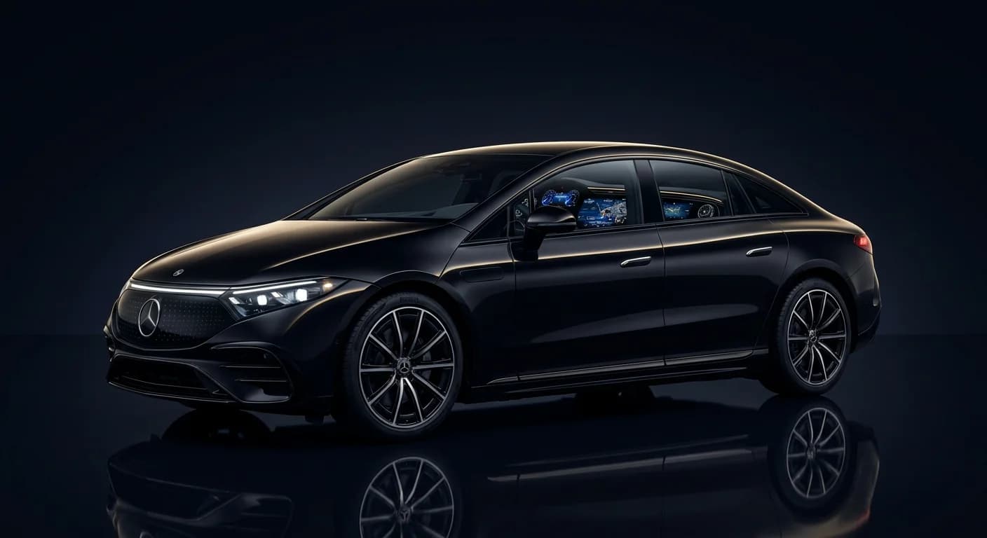 Mercedes EQS — Limousine St. Moritz