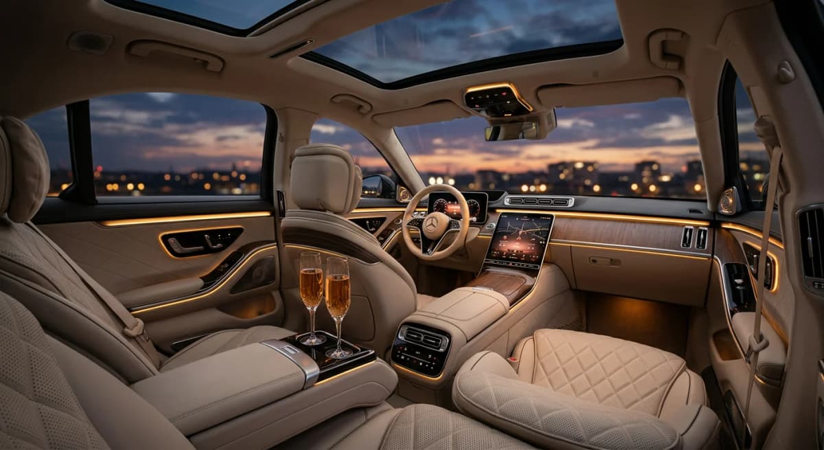 Chauffeur Service — Kleinbasel interior
