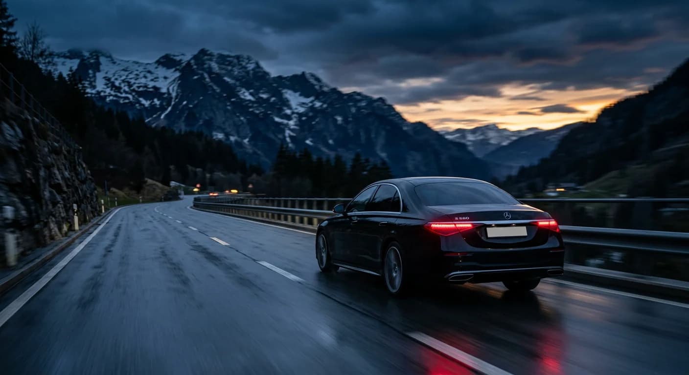 Mercedes S-Class — rear